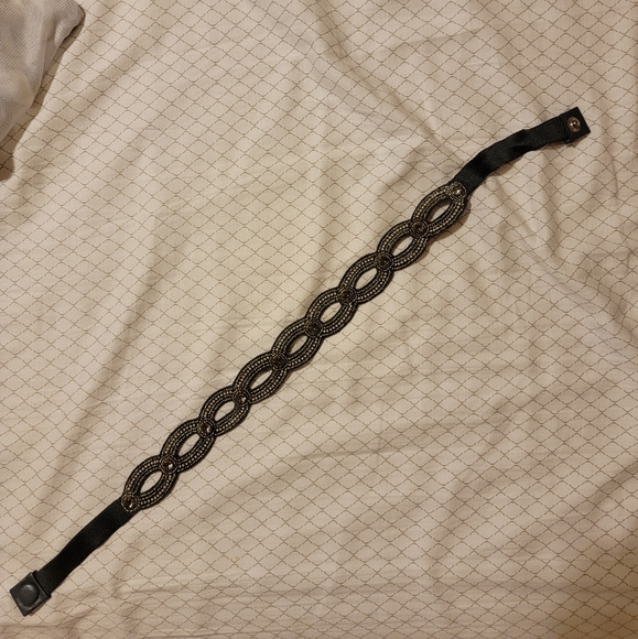 Beaded waist accent belt size small - Picture 2 of 3